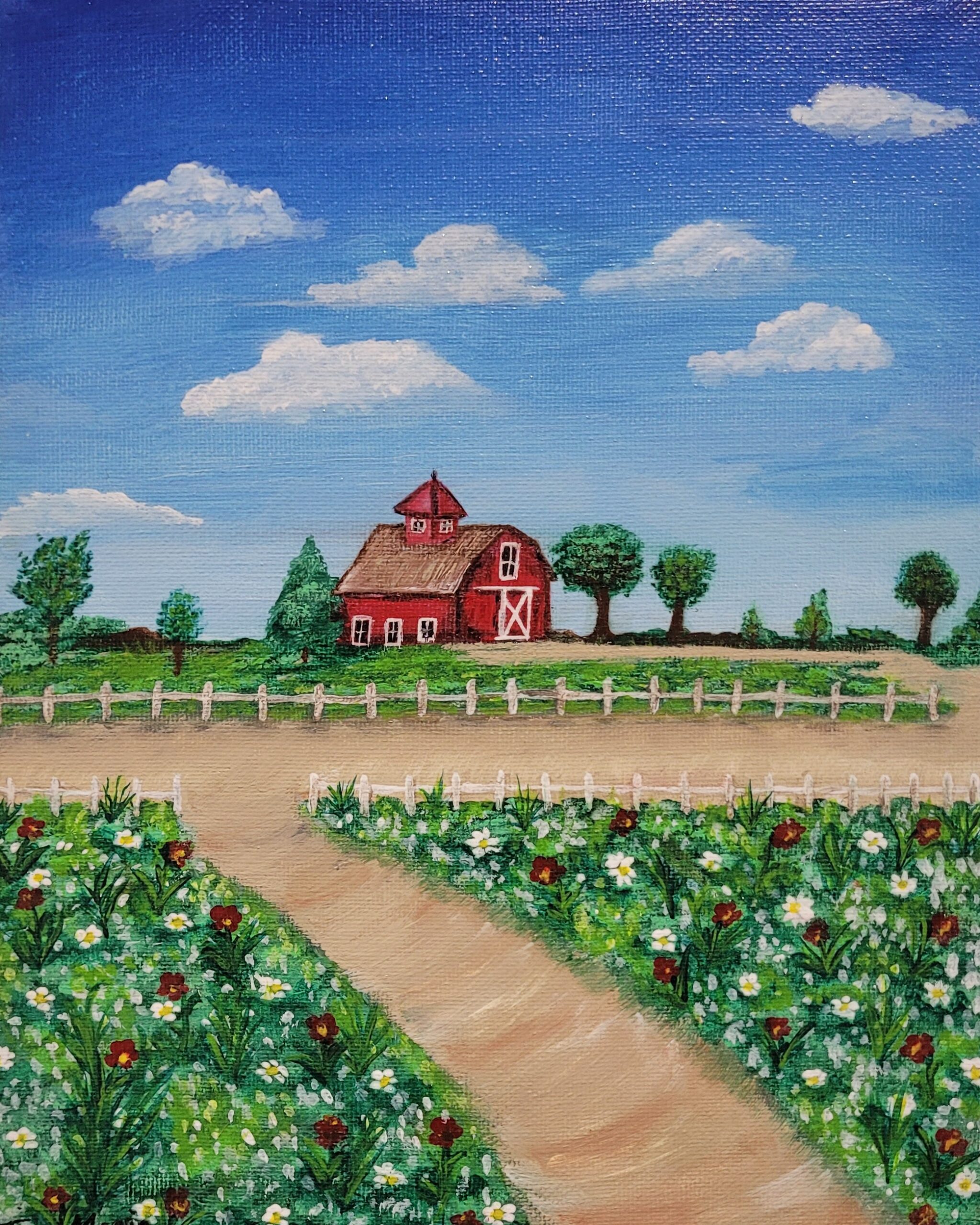 Meadow of rustic memories by Tina Marie Cruz