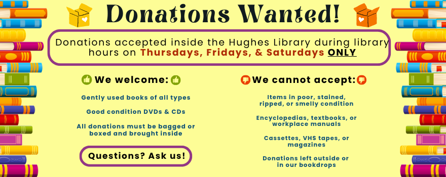 Now accepting donations.
