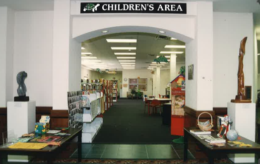 Children's Area at Hughes Library, 1996