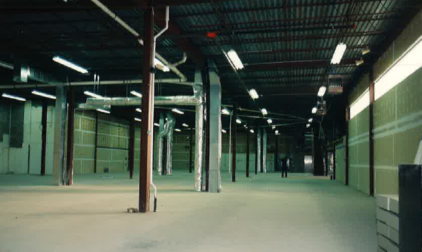 Second floor renovation at Hughes Library, 1997